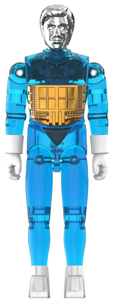 Micronauts ReAction+ actiefiguur Wave 03 Tijdreiziger (doorschijnend blauw) 10 cm