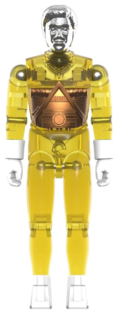 Micronauts ReAction+ actiefiguur Wave 03 Tijdreiziger (doorschijnend geel) 10 cm