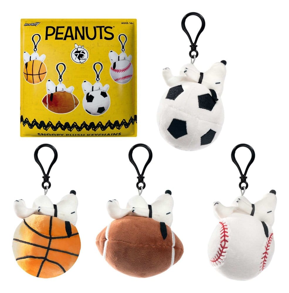 Peanuts Super Duper pluche sleutelhanger blinde zakken Wave 1A display (12)