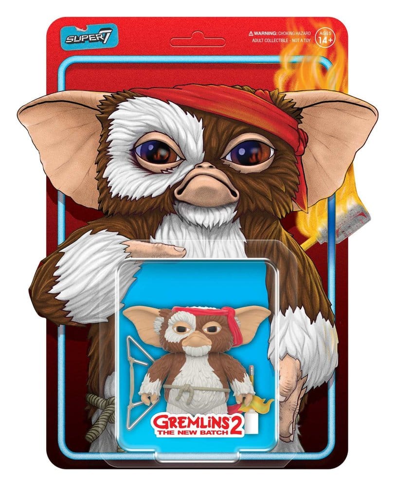 Gremlins ReAction-actiefiguur Gizmo (Battle Ready-personagekaart) 23 cm