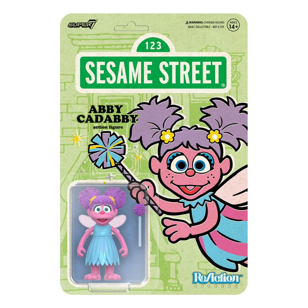 Sesamstraat ReAction Actiefiguur Wave 05 Abby Cadabby 10 cm
