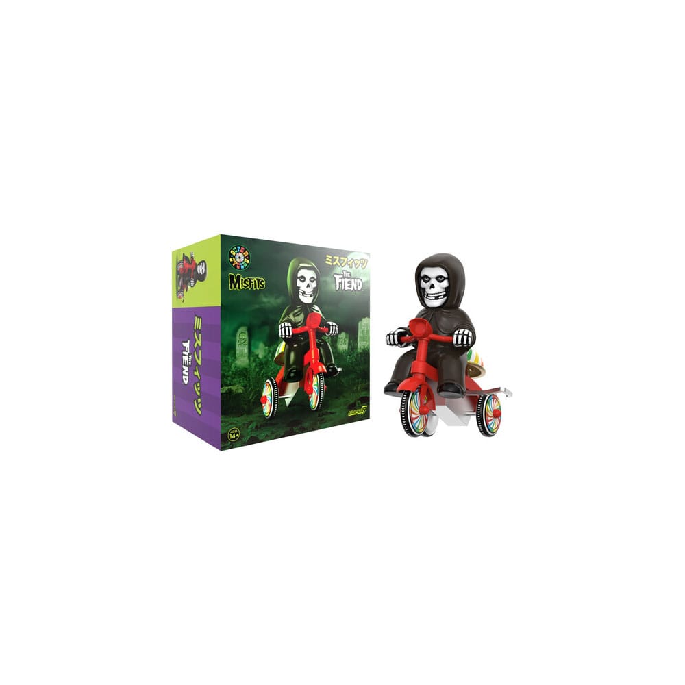 Misfits super cycli -werking figuur mummy boy (zwart met rode trike) 13 cm
