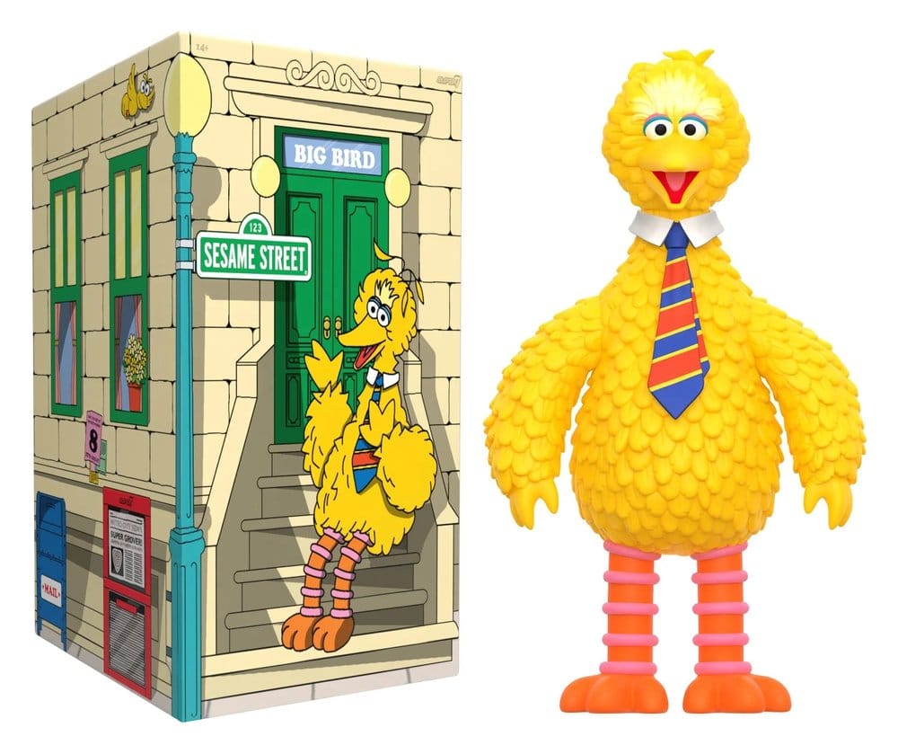 Sesamstraat supersize vinylfiguur grote vogel 41 cm