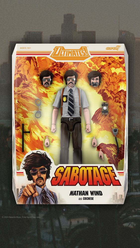 Beastie Boys Ultimates Action Figuur Wave 1 Nathan Wind als "Cochese" 18 cm