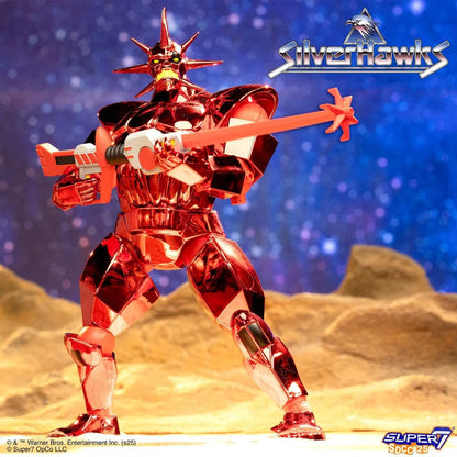 SilverHawks Ultimates Actiefiguur Mon*Star Metallic Vac Metaal 18 cm