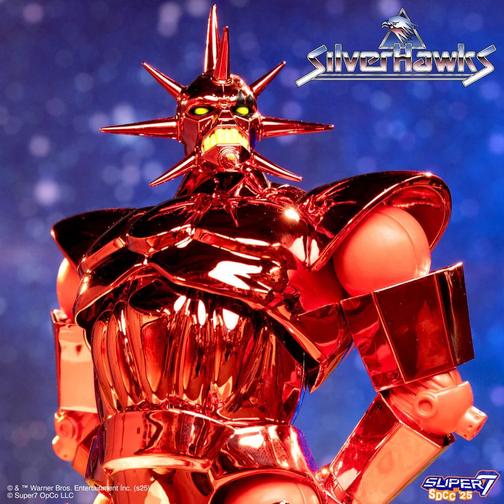 SilverHawks Ultimates Actiefiguur Mon*Star Metallic Vac Metaal 18 cm