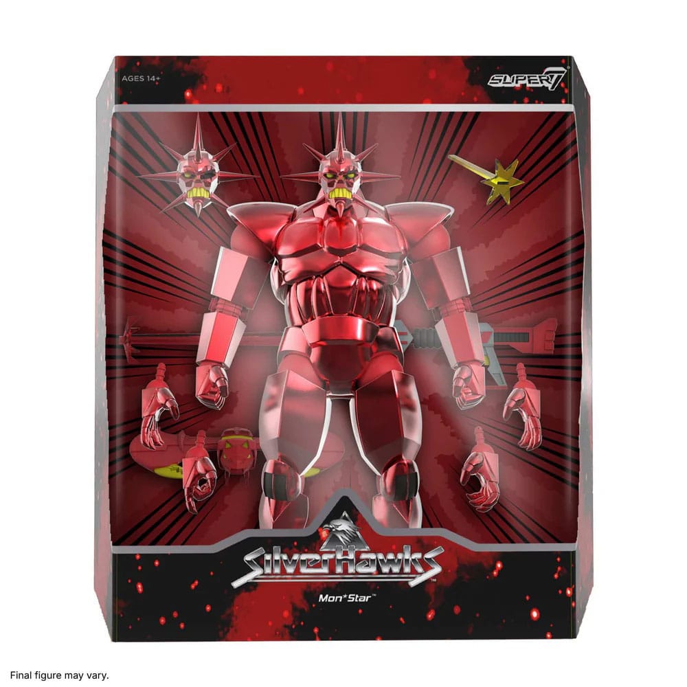 SilverHawks Ultimates Actiefiguur Mon*Star Metallic Vac Metaal 18 cm