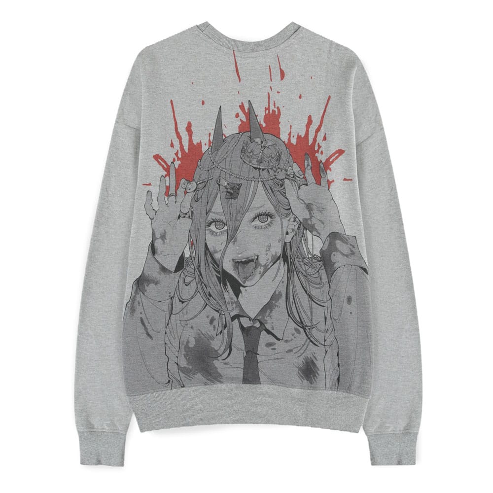 Chainsaw Man Trui Power Grijs Mêlee
