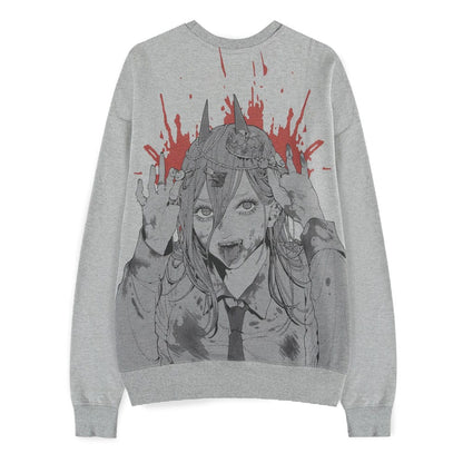 Chainsaw Man Trui Power Grijs Mêlee