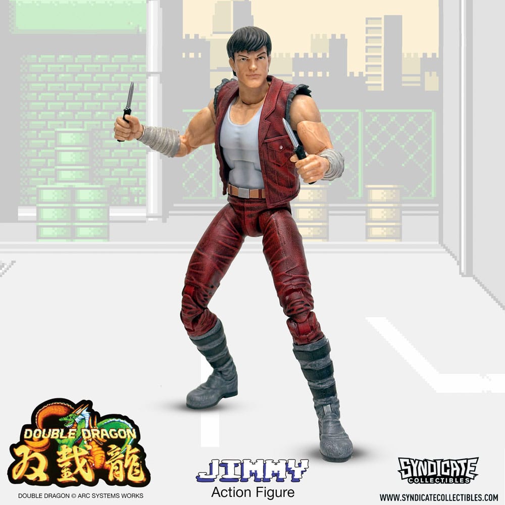 Double Dragon Deluxe actie Afbeelding 1/12 Jimmy 18 cm