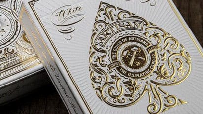 Artisan speelkaarten wit