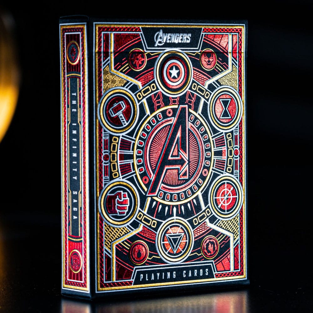 Avengers - The Infinity Saga Speelkaarten Rode Versie