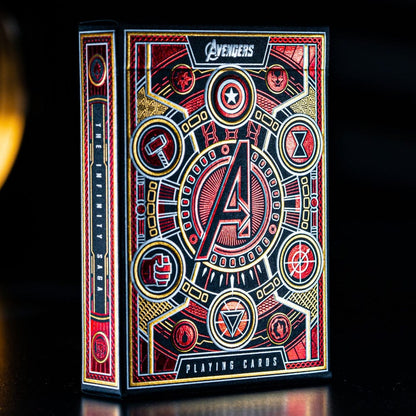 Avengers - The Infinity Saga Speelkaarten Rode Versie
