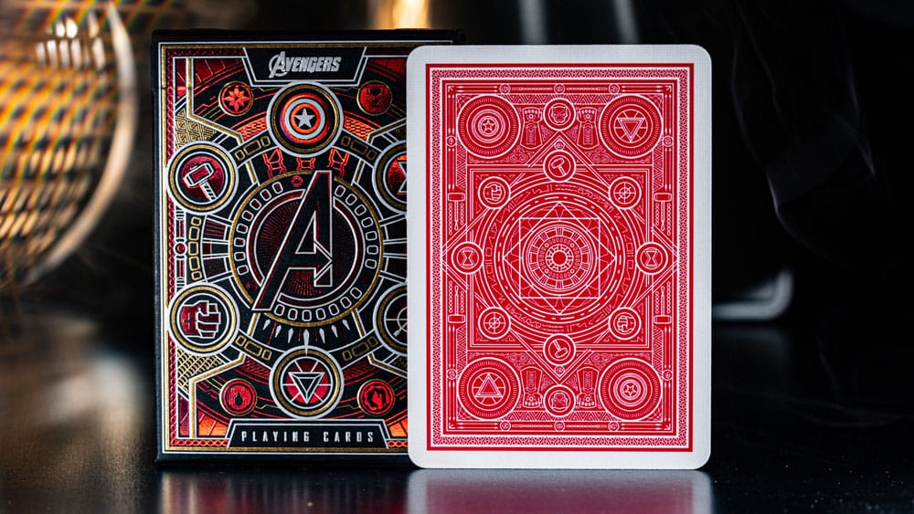 Avengers - The Infinity Saga Speelkaarten Rode Versie