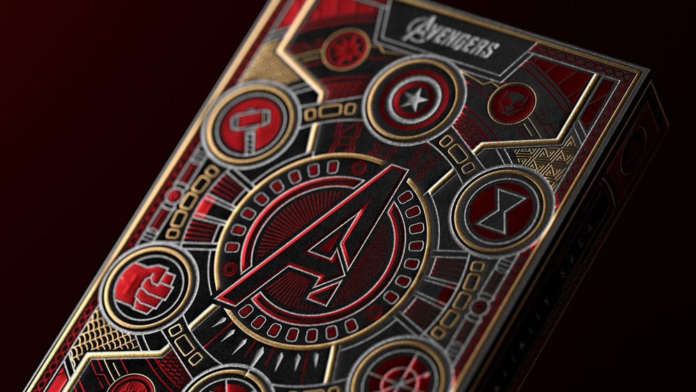 Avengers - The Infinity Saga Speelkaarten Rode Versie