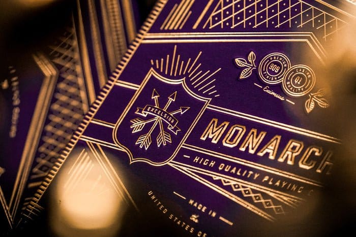 Theorie 11 Speelkaarten Monarch Paars