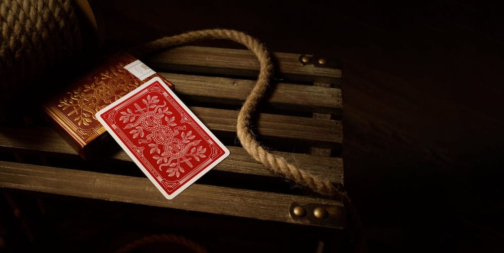 Monarchen speelkaarten rood