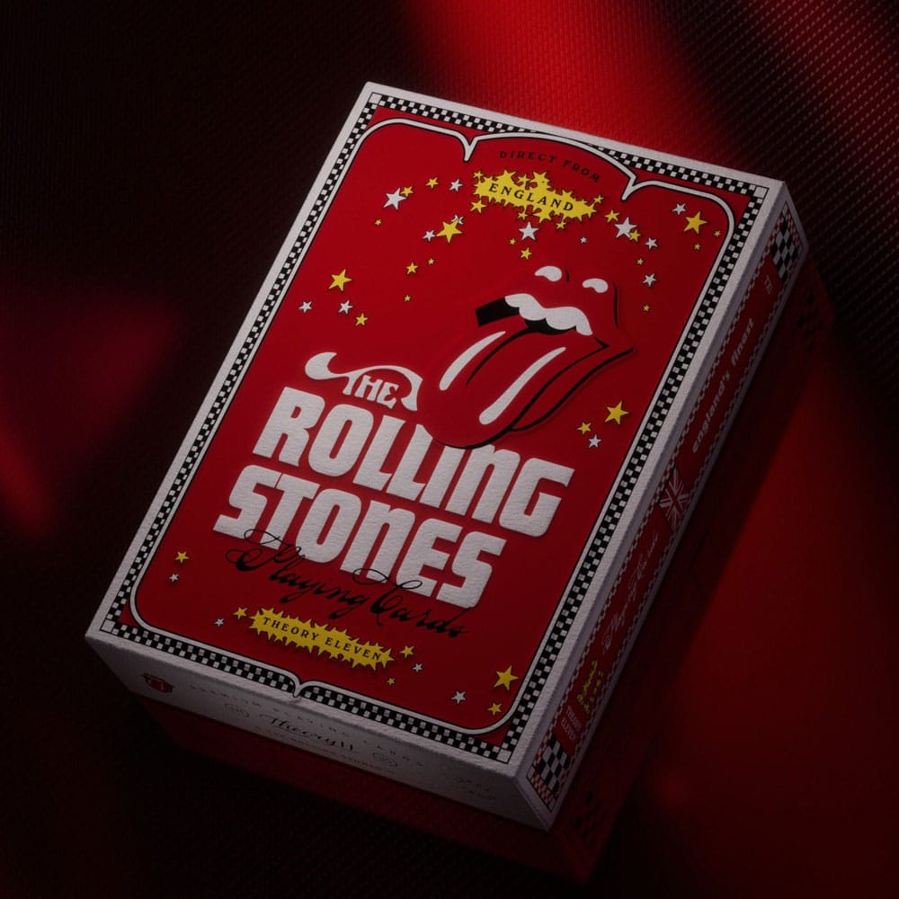 De rollende stenen spelen kaarten