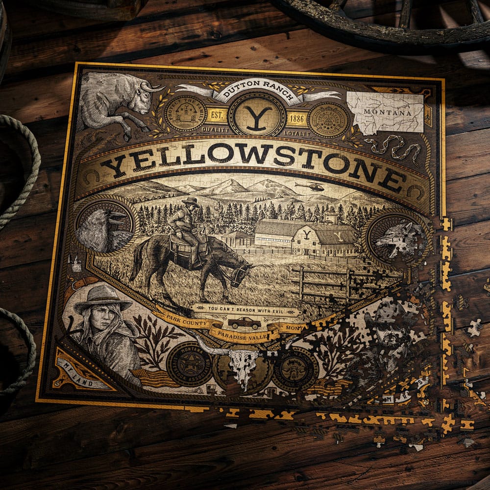 Yellowstone multidimensionale puzzel (1000 stuks)