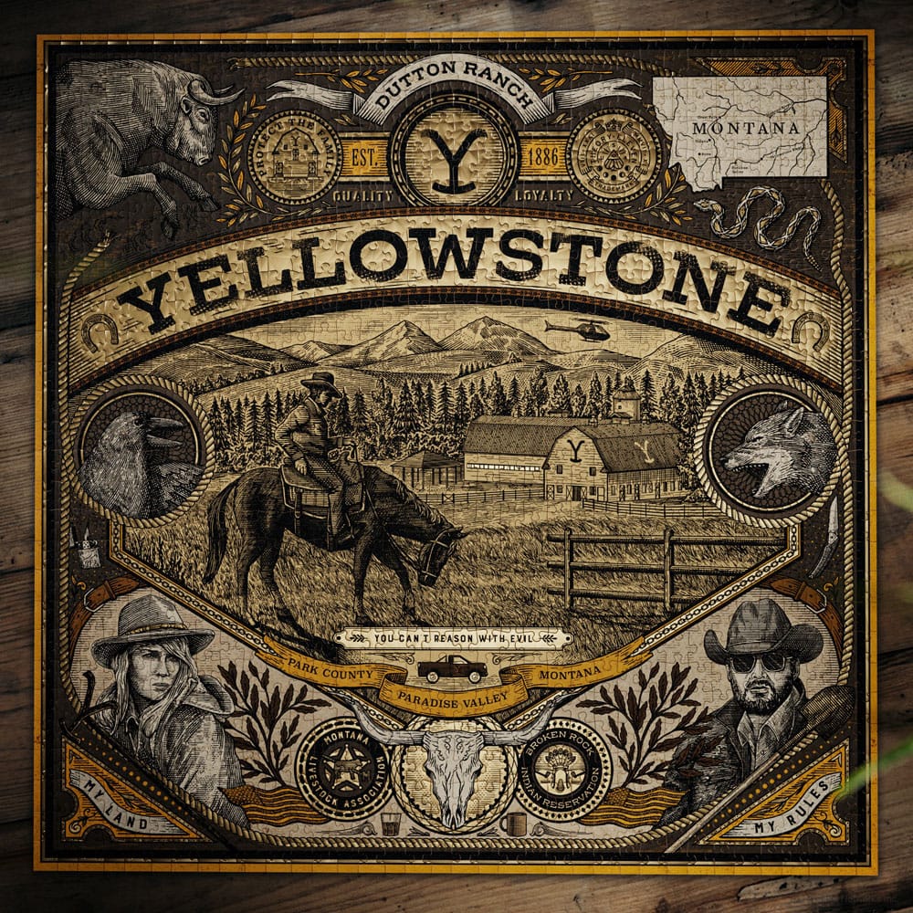 Yellowstone multidimensionale puzzel (1000 stuks)