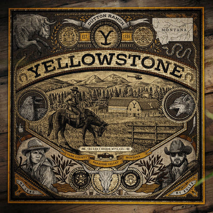 Yellowstone multidimensionale puzzel (1000 stuks)