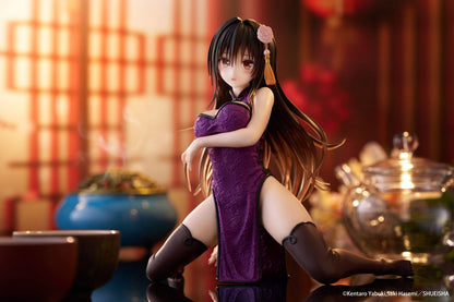 Love Ru Darkness Desktop Leuk PVC -standbeeld Yui Kotegawa (Chinese Dress Ver.) 13 cm