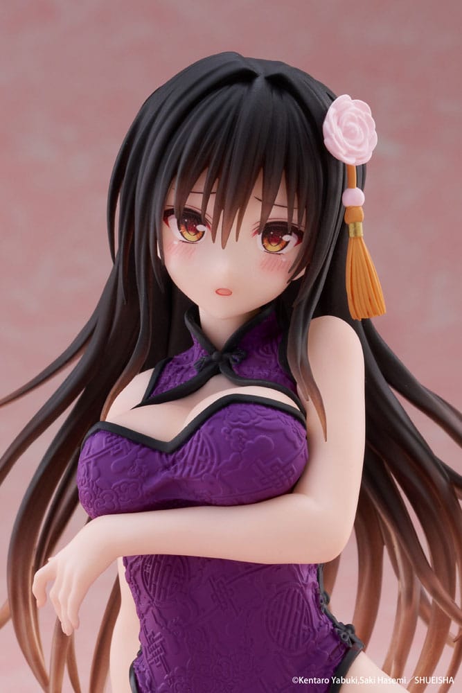Love Ru Darkness Desktop Leuk PVC -standbeeld Yui Kotegawa (Chinese Dress Ver.) 13 cm