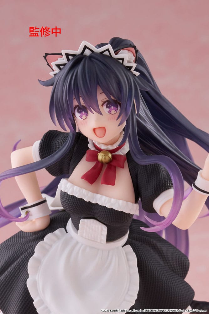 Date A Live V Coreful PVC-beeld Tohka Yatogami Cat Ear Maid Ver. 18 cm