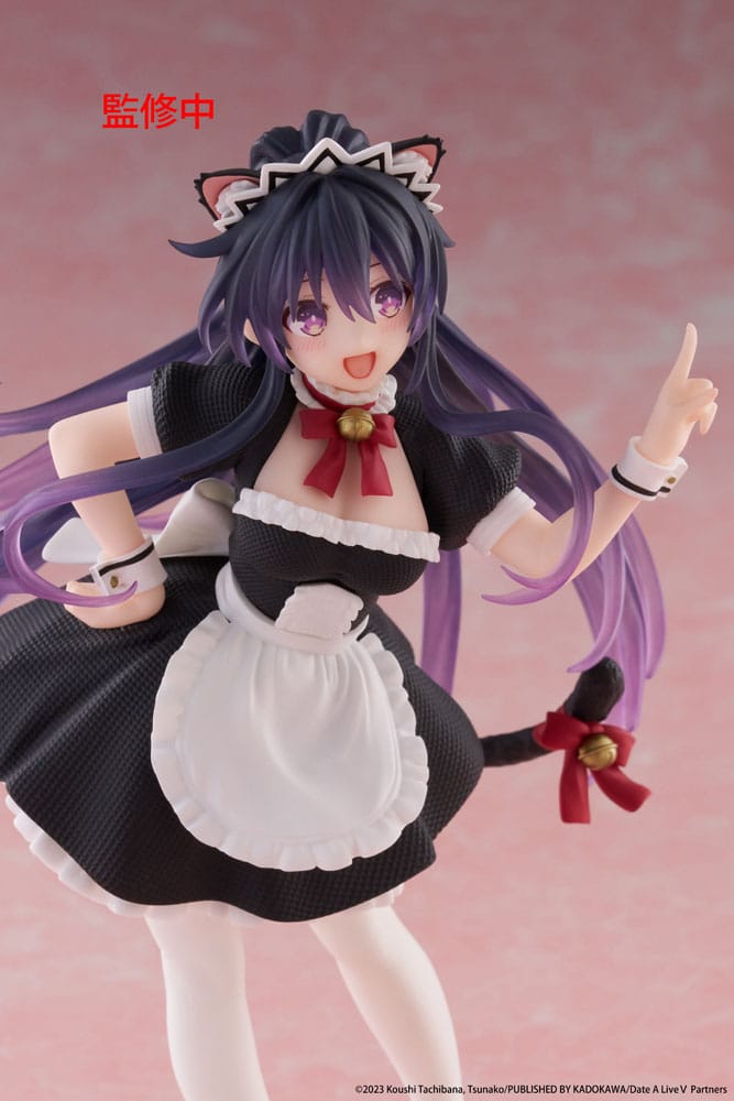 Date A Live V Coreful PVC-beeld Tohka Yatogami Cat Ear Maid Ver. 18 cm