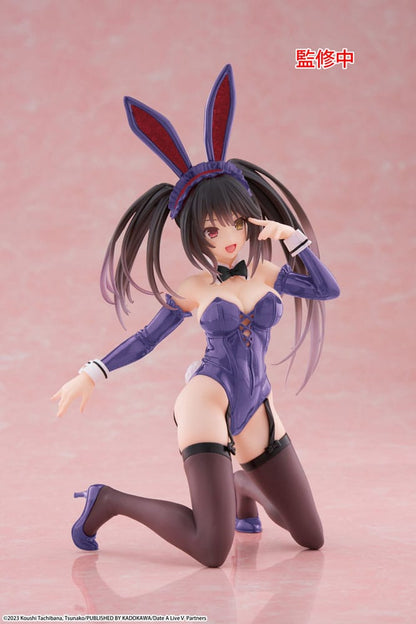 Datum Een Live V PVC Standbeeld Desktop Leuke Figuur Kurumi Tokisaki Bunny Ver. Vernieuwing 13 cm