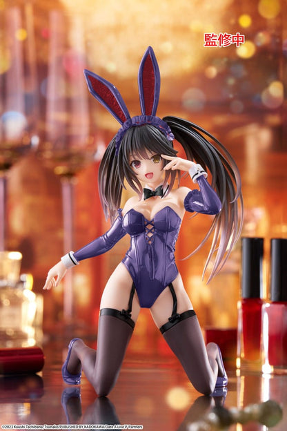 Datum Een Live V PVC Standbeeld Desktop Leuke Figuur Kurumi Tokisaki Bunny Ver. Vernieuwing 13 cm