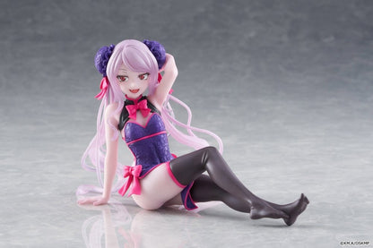 Overlord Desktop Leuk PVC-standbeeld Shalltear Chinese jurk Ver. 13 cm