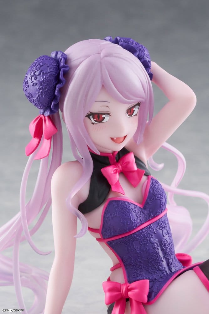Overlord Desktop Leuk PVC-standbeeld Shalltear Chinese jurk Ver. 13 cm