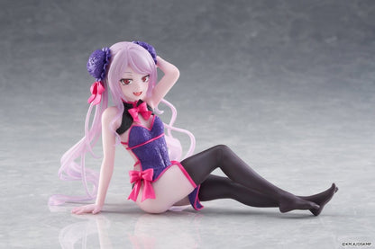Overlord Desktop Leuk PVC-standbeeld Shalltear Chinese jurk Ver. 13 cm
