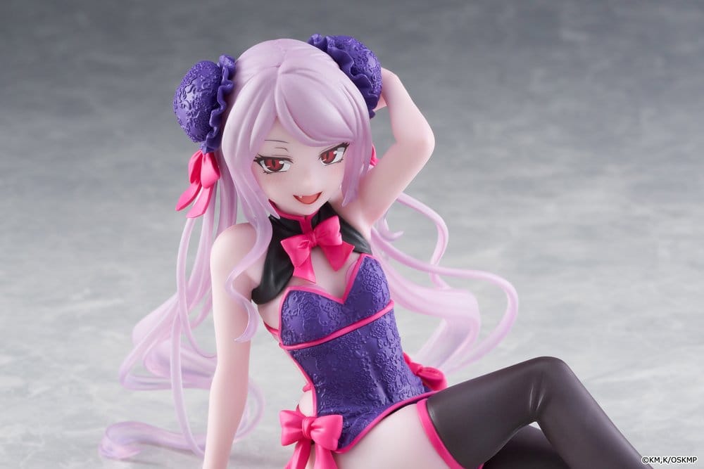 Overlord Desktop Leuk PVC-standbeeld Shalltear Chinese jurk Ver. 13 cm
