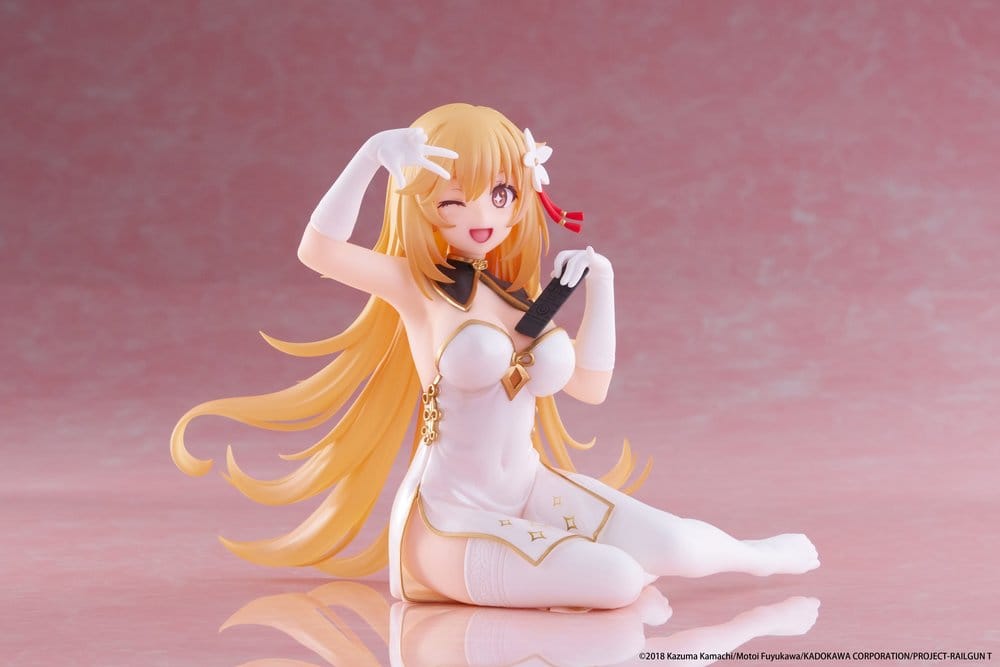 Een Bepaalde Wetenschappelijke Railgun PVC Standbeeld Desktop Leuke Figuur Misaki Shokuho Chinese Jurk Ver. 13 cm