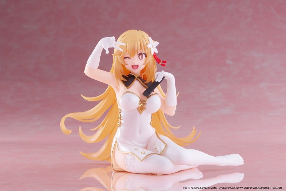 Een Bepaalde Wetenschappelijke Railgun PVC Standbeeld Desktop Leuke Figuur Misaki Shokuho Chinese Jurk Ver. 13 cm