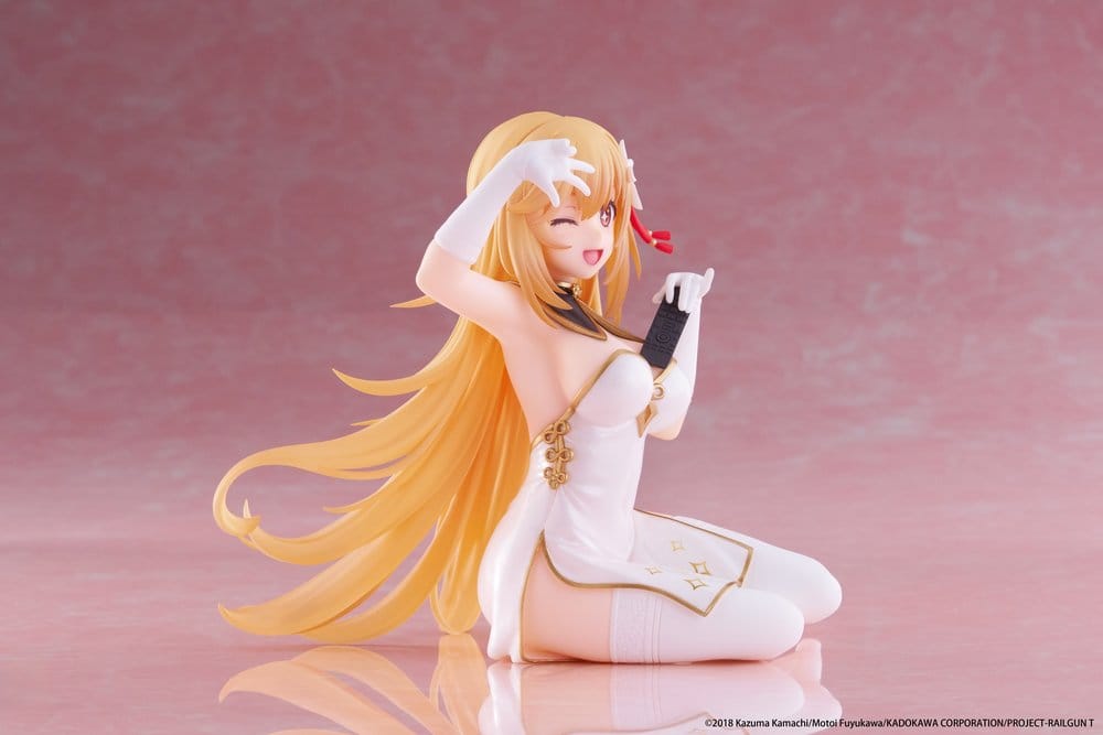 Een Bepaalde Wetenschappelijke Railgun PVC Standbeeld Desktop Leuke Figuur Misaki Shokuho Chinese Jurk Ver. 13 cm