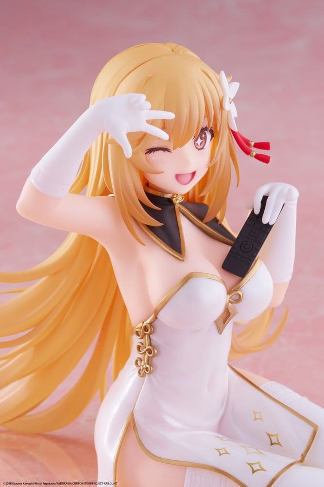 Een Bepaalde Wetenschappelijke Railgun PVC Standbeeld Desktop Leuke Figuur Misaki Shokuho Chinese Jurk Ver. 13 cm