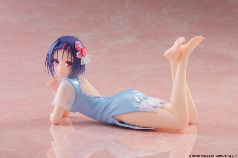 To Love-Ru Darkness PVC-standbeeld Desktop Schattig figuur Haruna Sairenji (China Dress Ver.) 13 cm