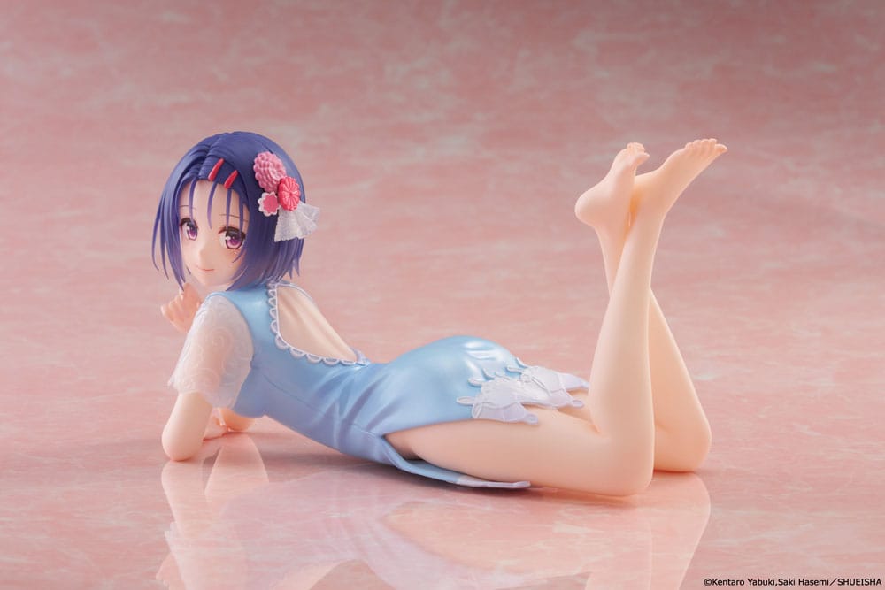 To Love-Ru Darkness PVC-standbeeld Desktop Schattig figuur Haruna Sairenji (China Dress Ver.) 13 cm