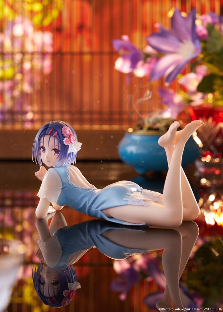 To Love-Ru Darkness PVC-standbeeld Desktop Schattig figuur Haruna Sairenji (China Dress Ver.) 13 cm