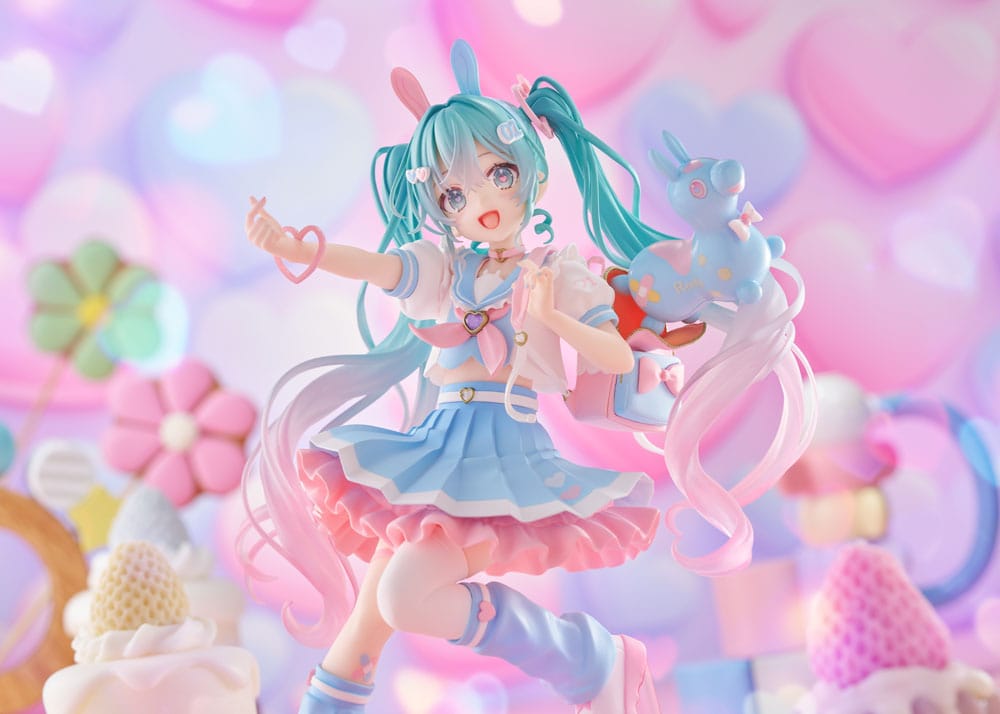 Hatsune Miku x RODY Nieuw geschreven Taito Kuji Online PVC-beeld Hatsune Miku 18 cm
