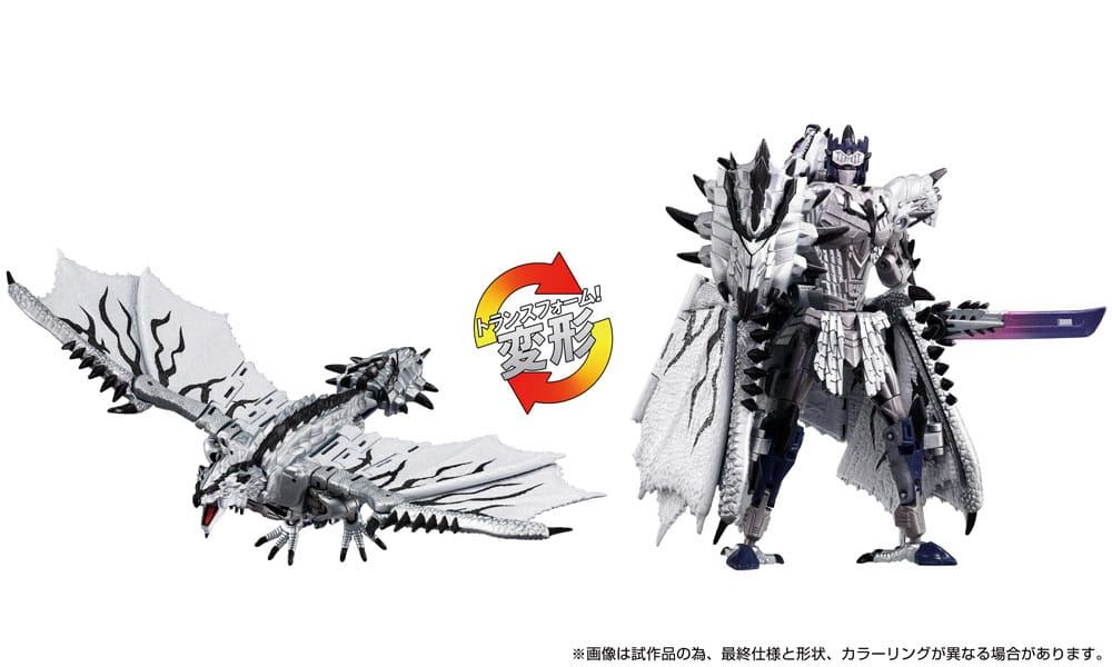 Transformers Team-Up Series Actiefiguur Monster Hunter Zilver Rathalos Prime 13 cm