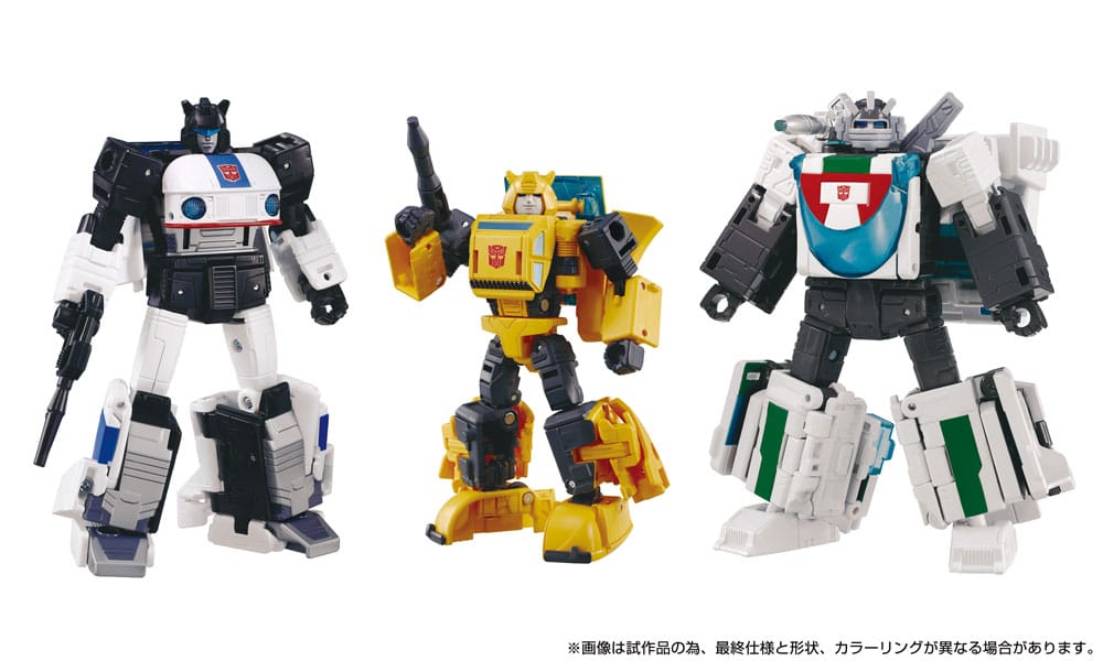 Transformers Dramatic Capture Series Actiefiguren, 3-pack Cybertron Chase