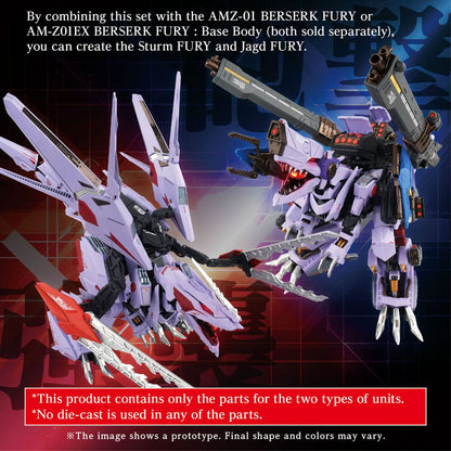 Zoids modelset accessoireset AM-Z01CP Berserk Fury Sturm & Jagd-eenheid