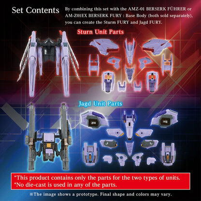 Zoids modelset accessoireset AM-Z01CP Berserk Fury Sturm & Jagd-eenheid