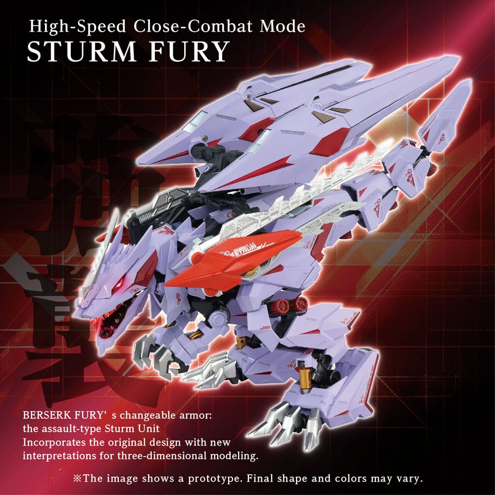 Zoids modelset accessoireset AM-Z01CP Berserk Fury Sturm & Jagd-eenheid