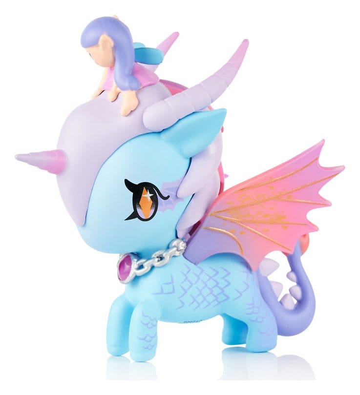 Unicorno Vensterdoosfiguur Mystieke Draaklijn Fee Draak 8 cm