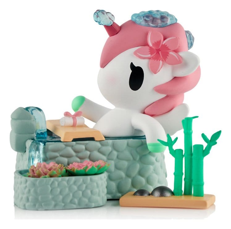 Unicorno Vensterdoosfiguur Spa Day Hot Springs Oasis 7 cm